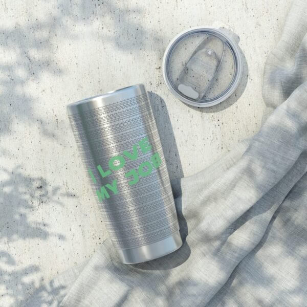 Funny Gift for coworkers - Fuck This Shit Tumbler 20oz - I Love my job (Green)