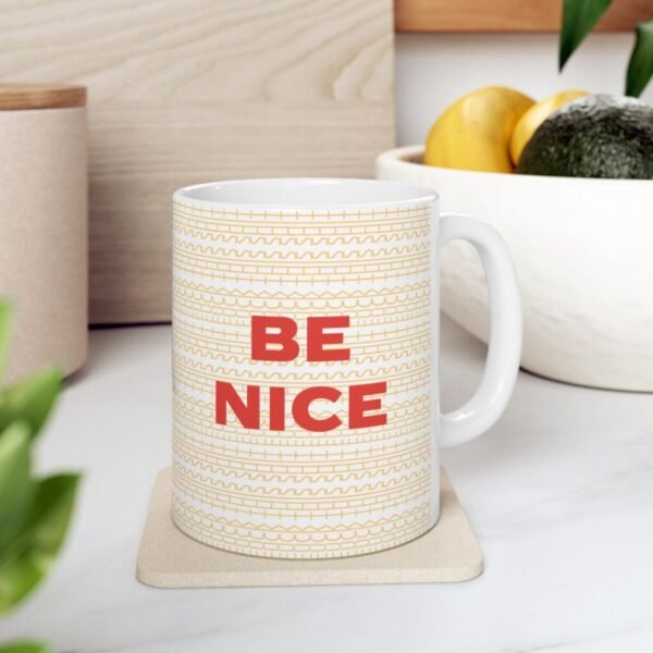 Sarcastic gift for friends - Fuck This Shit Funny Mug 11oz, Be nice coffee mug (Red)