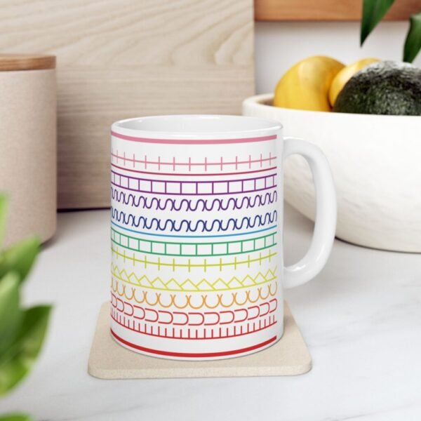Humorous birthday gift idea - Colorful Fuck This Shit Mug 11oz
