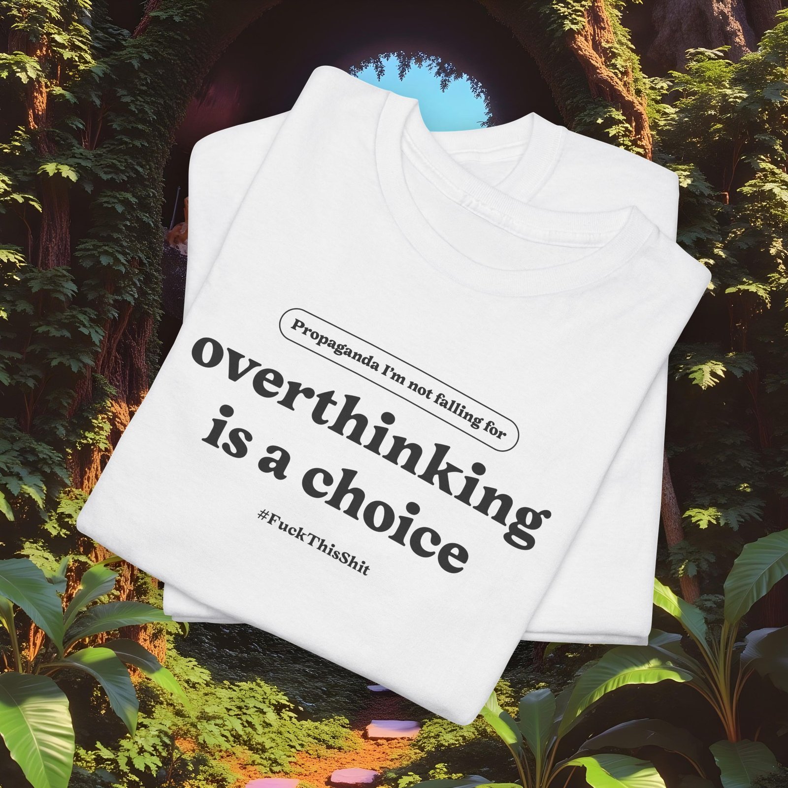 Fuck this shit Funny Tshirt|Propaganda i'm not falling for|funny overthinking tee, fuck it, gift for him, for her, for bestie, for friend