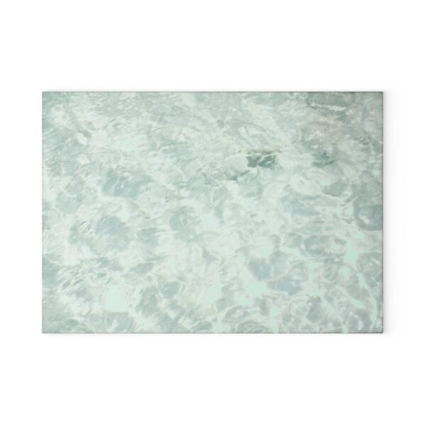 Aesthetic Gift - Ocean style Glass Cutting Board for sea lover