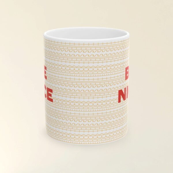 Sarcastic gift for friends - Fuck This Shit Funny Mug 11oz, Be nice coffee mug (Red)