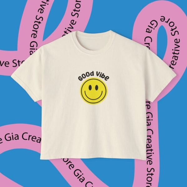 Comfort colors Good Vibes Women's Boxy Tee