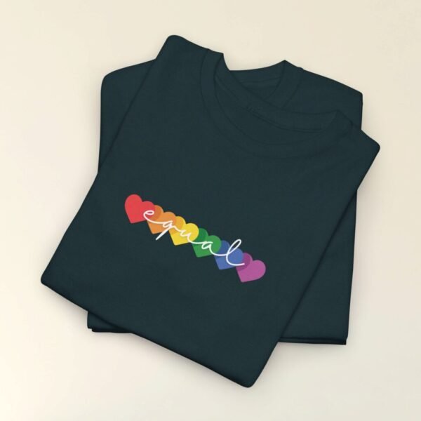 We are all equal Tee, Rainbow heart Pride shirt,Pride Day Tee,Asexuality, Unisex,Pride T-shirt,Gift,Unisex Tee,LGBTQ+, Rainbow Tee