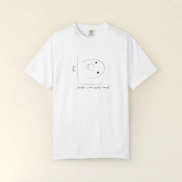 Comfort Colors® Bird and Snake with party head T-Shirt,Funny Graph Tee, Shirt, Men funny Tee,Hand drawn,women funny tee, Cute doodle tee