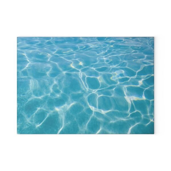 Glass Cutting Board, Ocean Aesthetic, sea lover, summer, water,Artistic Gift for Housewarming,Kitchen Decor,Cooking gift for her,unique gift