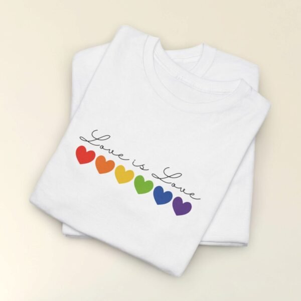 Love is Love Tee, Rainbow heart Pride shirt,Pride Day Tee,Asexuality, Unisex,Pride T-shirt,Gift,Unisex Tee,LGBTQ+, Rainbow Tee
