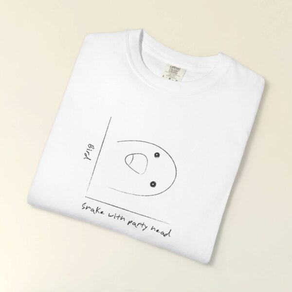 Comfort Colors® Bird and Snake with party head T-Shirt,Funny Graph Tee, Shirt, Men funny Tee,Hand drawn,women funny tee, Cute doodle tee