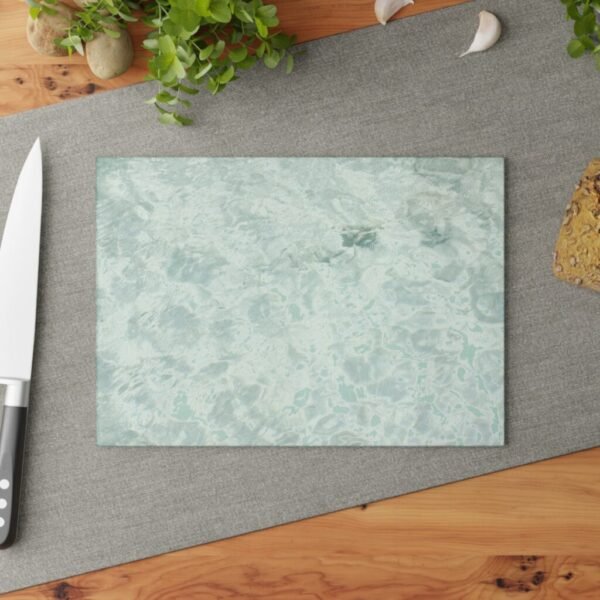 Aesthetic Gift - Ocean style Glass Cutting Board for sea lover