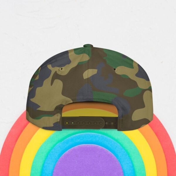 Embroidered Cap, Make America Gay Again Flat Bill Snapback Hat for LGBTQ+ Pride Month, Anti Trump, Funny Cap, Pride Parade Gear, Gay,Lesbian