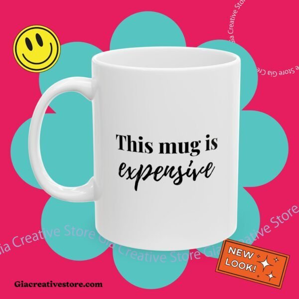 The witty and humorous design adds a touch of fun to your morning coffee routine. Ideal for friends with a great sense of humor.