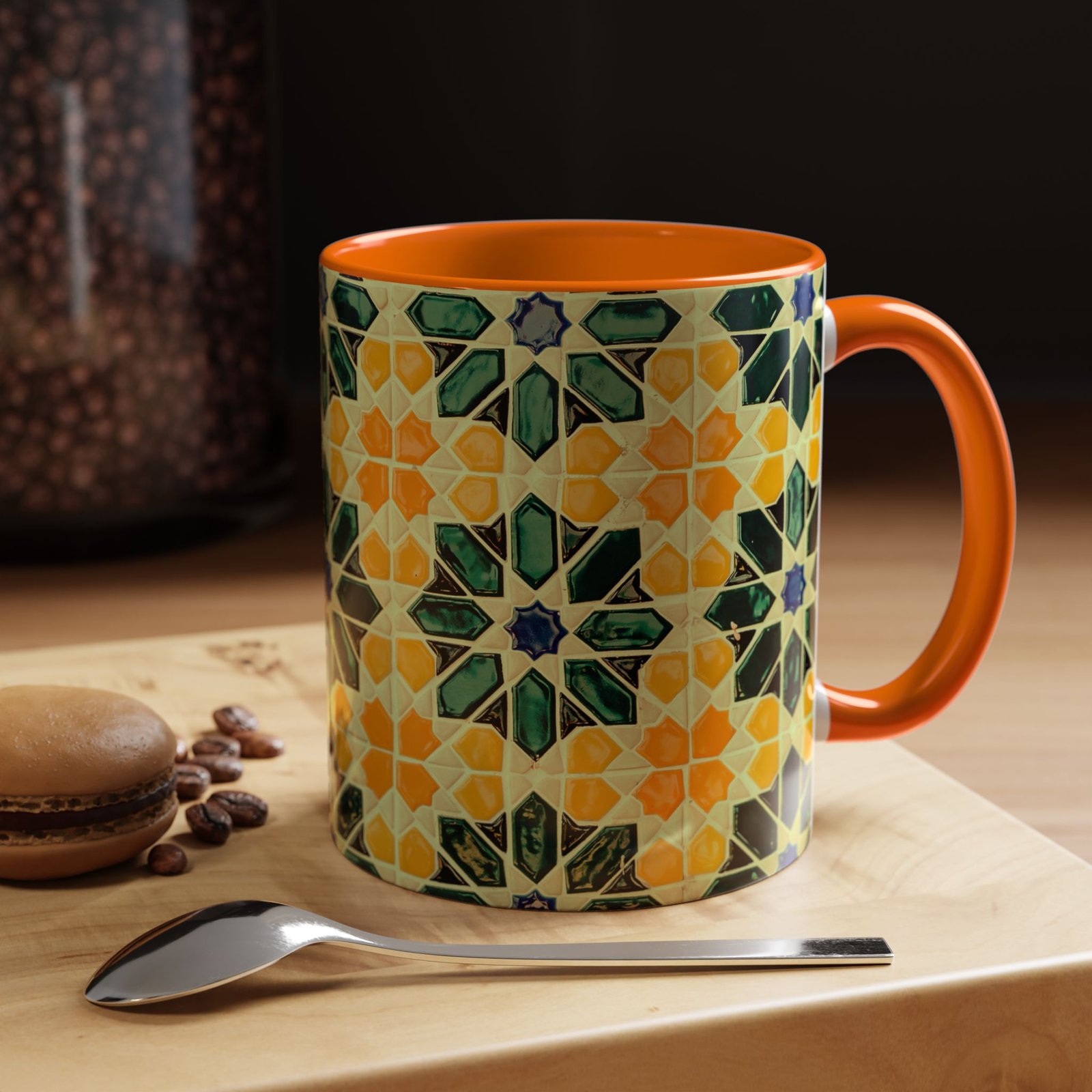 Mexican Tile Mug | Spanish Tile Mug | Rustic Mediterranean Ceramic Coffee Cup | Gift for friends | Christmas Gift | Birthday gift | 11 oz